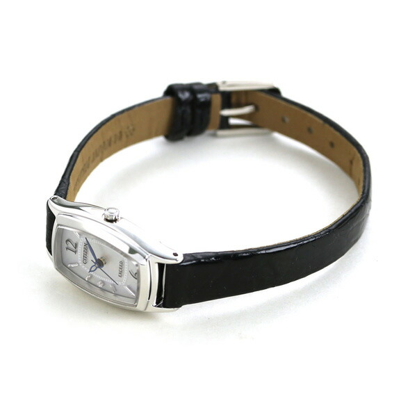 シチズン エクシード エコドライブ EX2000-09A 腕時計 レディース シルバー ブラック CITIZEN EXCEED 高級 ブランド おしゃれ 防水 軽い 華奢 かわいい プレゼント 女性 実用的