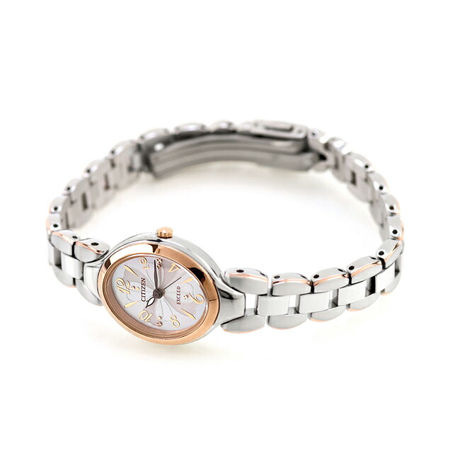 シチズン エクシード エコドライブ EX2044-54W 腕時計 ピンクゴールドコンビ CITIZEN EXCEED 高級 ブランド おしゃれ 防水 軽い 華奢 かわいい プレゼント 女性 実用的