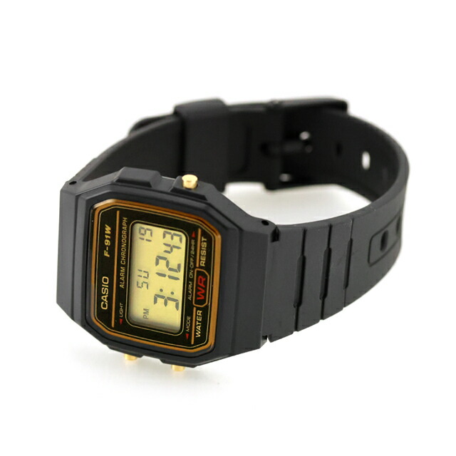 カシオ チープカシオ CASIO STANDARD クォーツ 電池式 F-91WG-9Q WEB限定 ユニセックス チプカシ メンズ レディース 腕時計 ブランド カシオ casio デジタル イエロー ブラック 黒 おしゃれ 防水 かわいい プレゼント 実用的