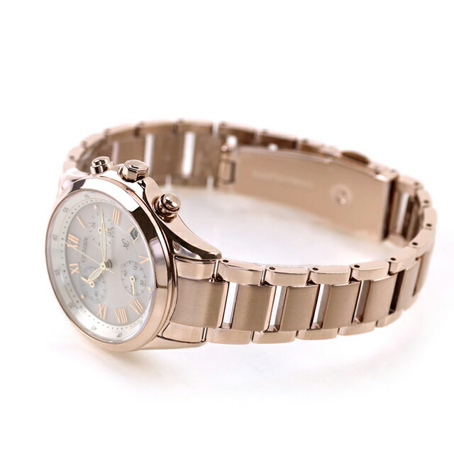 シチズン クロスシー basic collection 光発電エコドライブ 腕時計 ブランド レディース クロノグラフ ソーラー CITIZEN xC FB1405-58A アナログ 日本製 おしゃれ 防水 軽い 華奢 かわいい プレゼント 女性 実用的