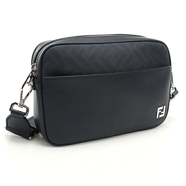 フェンディ 斜め掛け ショルダーバッグ メンズ ブランド FENDI 7M0286 ネイビー