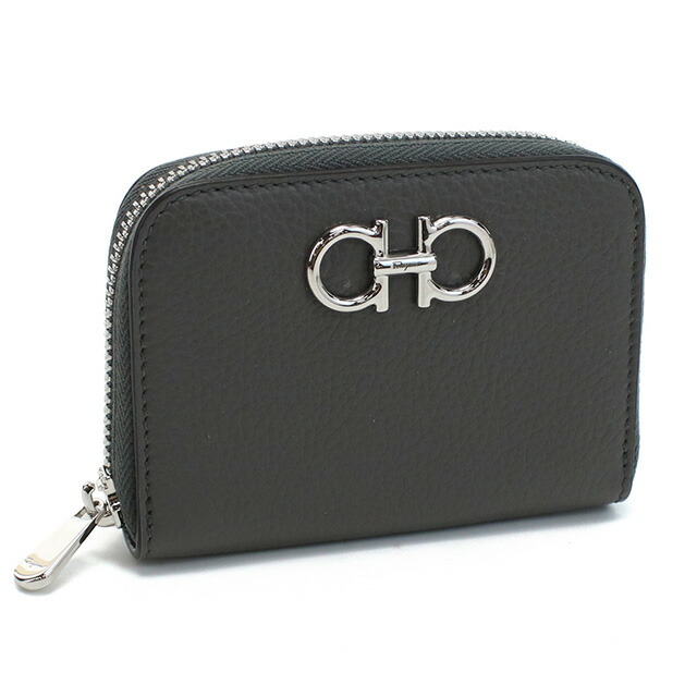 フェラガモ 小銭入れ レディース ブランド FERRAGAMO 22-0406 グレー 財布