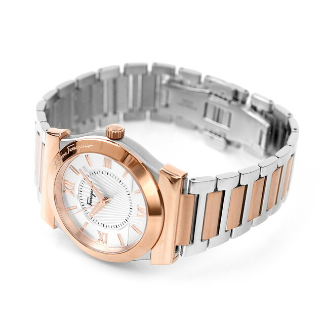フェラガモ ヴェガ ジェント 37mm スイス製 メンズ 腕時計 FI0890016 Ferragamo シルバー 時計 高級 ブランド おしゃれ 防水 プレゼント 男性 実用的