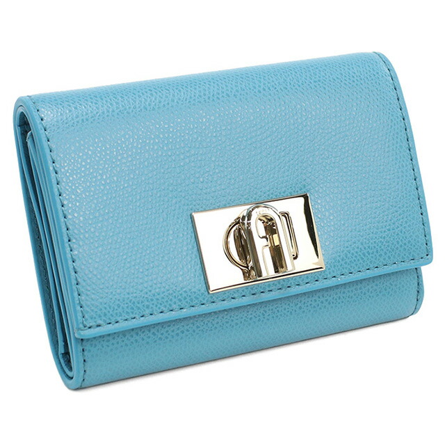 フルラ 三折財布 レディース ブランド Furla FURLA 1927レザー WP00225 ブルー 財布