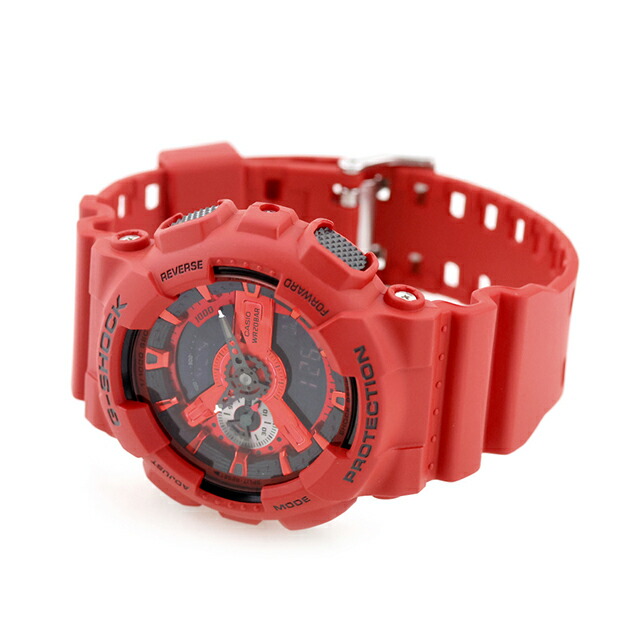 gショック ジーショック G-SHOCK アナログデジタル 110シリーズ クォーツ 電池式 GA-110RRB-4A メンズ 腕時計 ブランド カシオ casio アナデジ レッド 赤 おしゃれ 防水 軽い プレゼント 男性 実用的