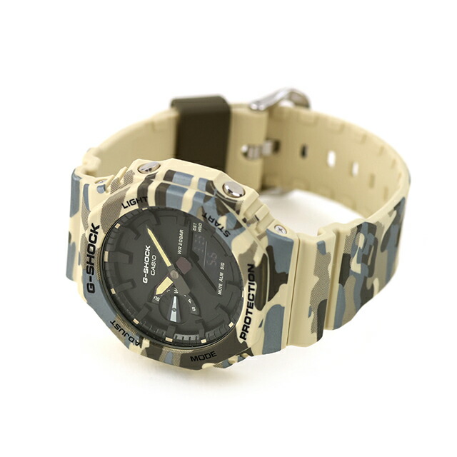 gショック ジーショック 2100 G-SHOCK ANALOG-DIGITAL 2100 Series クォーツ 電池式 GA-2100CM-5A メンズ 腕時計 ブランド カシオ casio アナデジ ブラック ベージュカモフラージュ 黒 おしゃれ 防水 プレゼント 男性 実用的