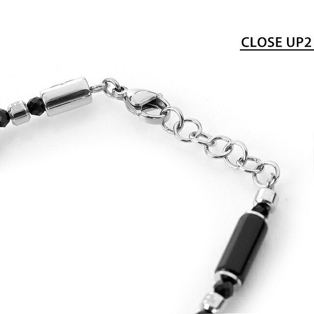 ポリス ブレスレット メンズ ブランド POLICE GB0037301 ブラック シルバー アクセサリー