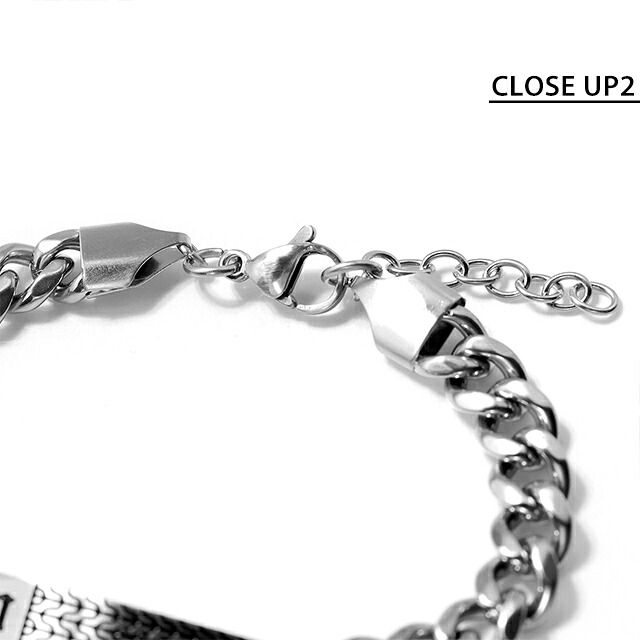 ポリス ブレスレット メンズ ブランド POLICE チェーンメイル CHAINMALE プレート GB0078101 シルバー アクセサリー 腕輪 ジュエリー ブランド 高級 おしゃれ プレゼント 男性 実用的 かっこいい