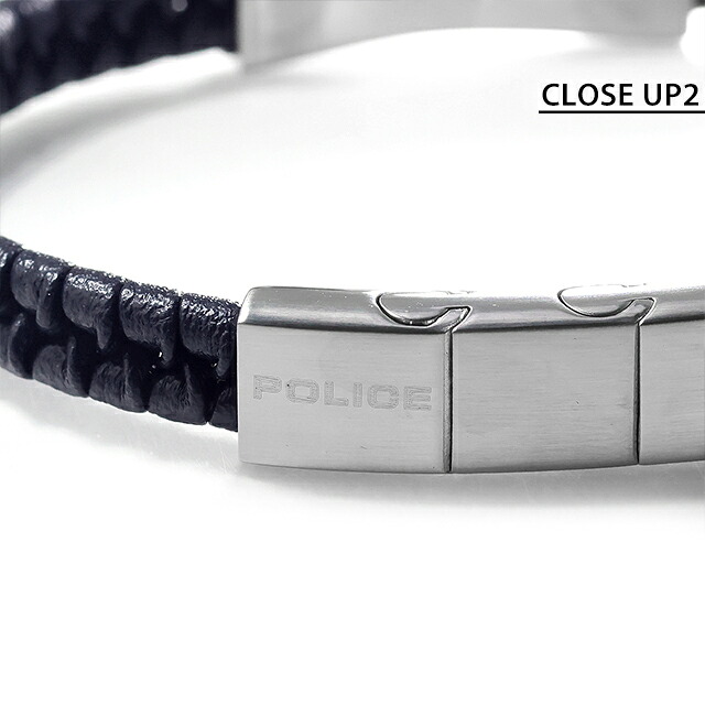 ポリス ブレスレット メンズ ブランド POLICE コントルト CONTORTO GB0081706 ネイビー シルバー アクセサリー 腕輪 ジュエリー ブランド 高級 おしゃれ プレゼント 男性 実用的 かっこいい