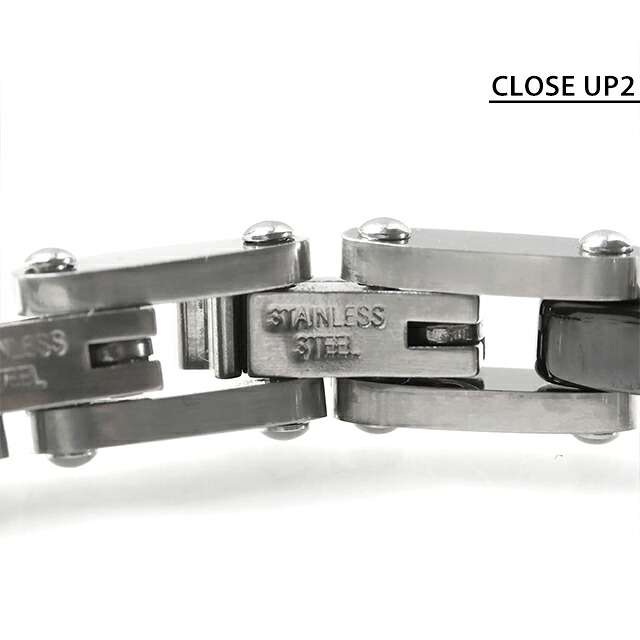ポリス ブレスレット メンズ POLICE CHAINE GB0084401 シルバー ブラック アクセサリー 腕輪 ジュエリー ブランド 高級 おしゃれ プレゼント 男性 実用的 かっこいい