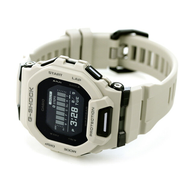 gショック ジーショック G-SHOCK クオーツ GBD-200UU-9 ジースクワッド GBD-200 シリーズ Bluetooth ブラック 黒 ライトグレー CASIO カシオ 腕時計 メンズ ブランド おしゃれ 防水 軽い プレゼント 男性 実用的