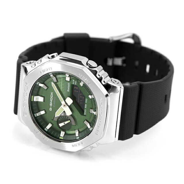 gショック ジーショック G-SHOCK ソーラー GBM-2100A-1A3 アナログデジタル 2100シリーズ Bluetooth メンズ 腕時計 カシオ casio アナデジ グリーン ブラック 黒 ブランド おしゃれ 防水 軽い プレゼント 男性 実用的