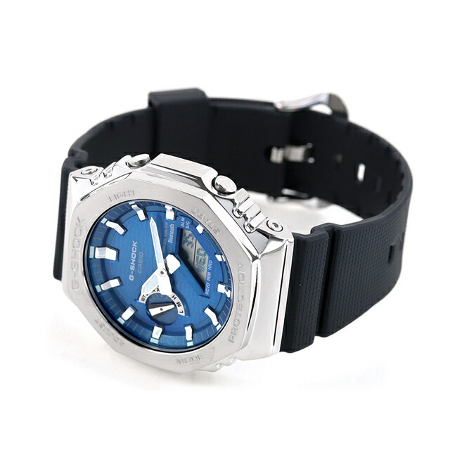 gショック ジーショック 2100 G-SHOCK ソーラー GBM-2100A-2B Bluetooth メンズ 腕時計 ブランド カシオ casio アナデジ ブルー ブラック 黒 おしゃれ 防水 プレゼント 男性 実用的
