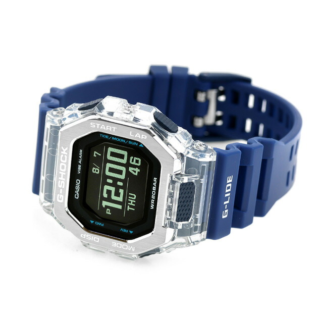 gショック ジーショック G-SHOCK クォーツ 電池式 GBX-100S-2 Gライド GBX-100シリーズ Bluetooth メンズ 腕時計 ブランド カシオ casio デジタル ブラック ネイビー 黒 おしゃれ 防水 軽い プレゼント 男性 実用的