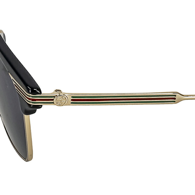 グッチ サングラス メンズ ブランド GUCCI GG0287S 001 ブラック/ゴールド