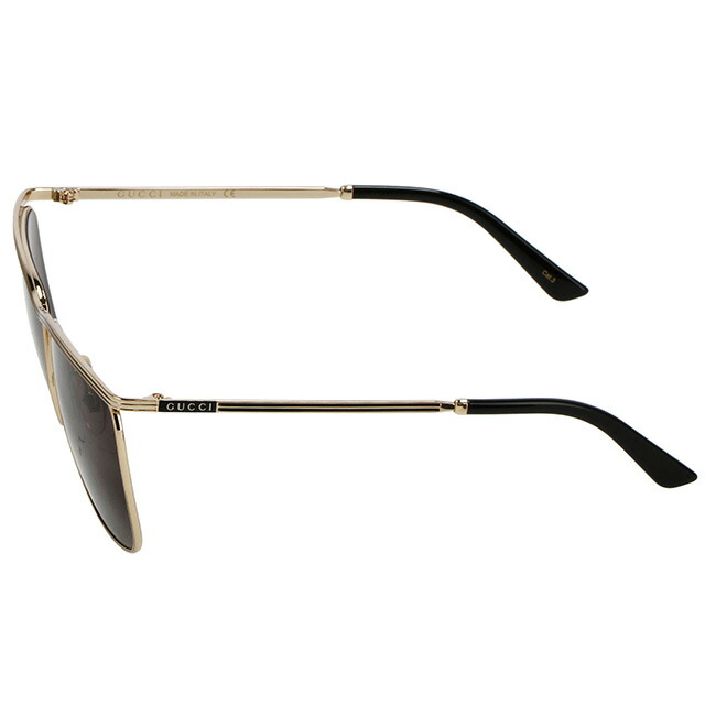 グッチ サングラス メンズ ブランド GUCCI GG0821S ゴールド／グレー