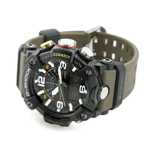 gショック ジーショック G-SHOCK マスターオブG-ランド マッドマスター クォーツ 電池式 GG-B100X-1A3 Bluetooth 海外モデル メンズ 腕時計 ブランド カシオ casio アナデジ ブラック カーキグリーン 黒 おしゃれ 防水 軽い プレゼント 男性 実用的