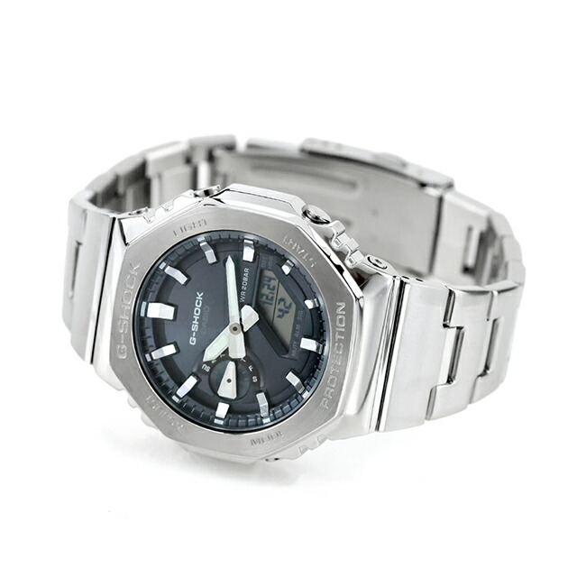 gショック ジーショック 2100 G-SHOCK G-STEEL 2100 Series クォーツ 電池式 GM-2110D-8A 海外モデル メンズ 腕時計 ブランド カシオ casio アナデジ グレー おしゃれ 防水 プレゼント 男性 実用的