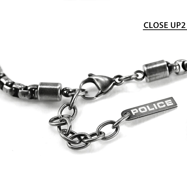 ポリス ネックレス ペンダント メンズ POLICE FLESHY GN0006201 ガンメタル アクセサリー ジュエリー ブランド 高級 おしゃれ プレゼント 男性 実用的 かっこいい