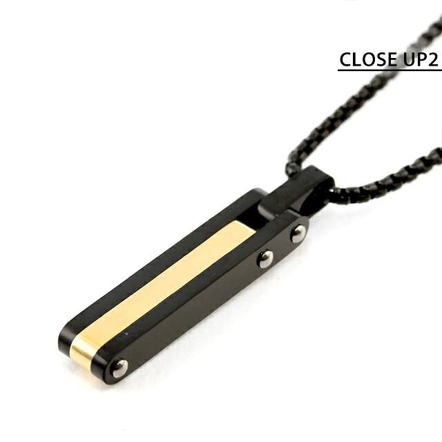 ポリス ネックレス ペンダント メンズ POLICE リンクライン LINKLINE GN0081902 ブラック ゴールド アクセサリー ジュエリー ブランド 高級 おしゃれ プレゼント 男性 実用的 かっこいい