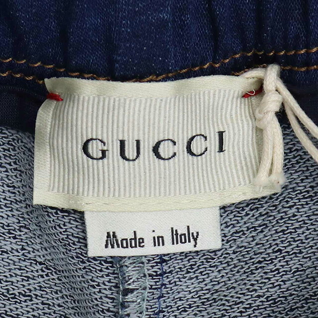 子供服 キッズ 女の子 男の子 高級 ブランド 出産祝い ギフト おしゃれ グッチ パンツ ベビー GUCCI イタリア 547187 ネイビー系 グリーン系 レッド系 ファッション 選べるモデル