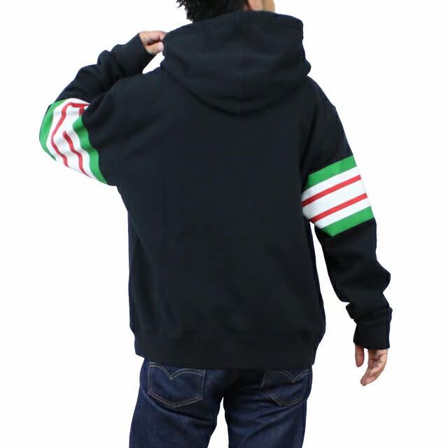 グッチ パーカー メンズ GUCCI コットン100% イタリア 646953 ブラック ファッション 選べるモデル プレゼント 実用的