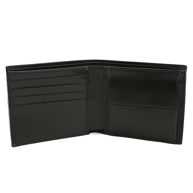 グッチ 二折財布小銭入付き メンズ ブランド GUCCI GG RETRO 673000 ブラック 財布