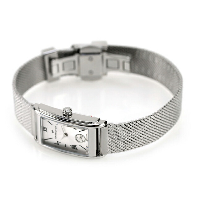 ハミルトン アメリカン クラシック アードモア 19mm クォーツ 電池式 腕時計 レディース HAMILTON H11221150 アナログ シルバー スイス製 ブランド おしゃれ 防水 軽い 華奢 かわいい プレゼント 女性 実用的