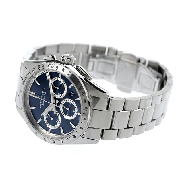 ハミルトン ジャズマスター パフォーマー オート クロノ 42mm 自動巻き 腕時計 メンズ クロノグラフ HAMILTON H36616140 アナログ ブルー スイス製 ブランド おしゃれ 防水 プレゼント 男性 実用的
