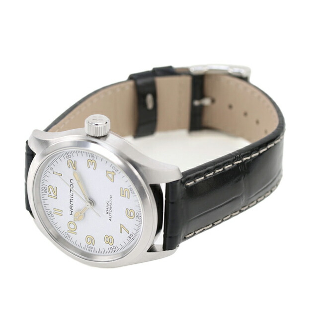 ハミルトン カーキ フィールド マーフ オート 38mm 自動巻き 腕時計 メンズ レディース HAMILTON H70405710 アナログ ホワイト ブラック 黒 スイス製 ブランド おしゃれ 防水 プレゼント 実用的