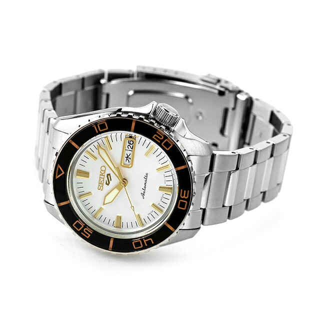 セイコー5 スポーツ SKX Series 自動巻き 腕時計 ブランド メンズ Seiko 5 Sports HDB004J アナログ ホワイト 白 日本製 おしゃれ 防水 プレゼント 男性 実用的