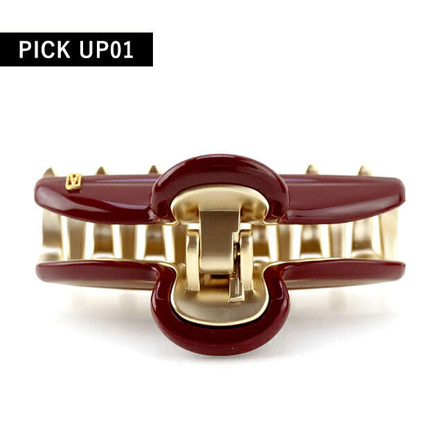 アレクサンドル ドゥ パリ ヘアクリップ レディース ブランド ALEXANDRE DE PARIS ヴァンドームMクリップ ICCM-15571-02-B2 BORDEAUX ヘアアクセサリー