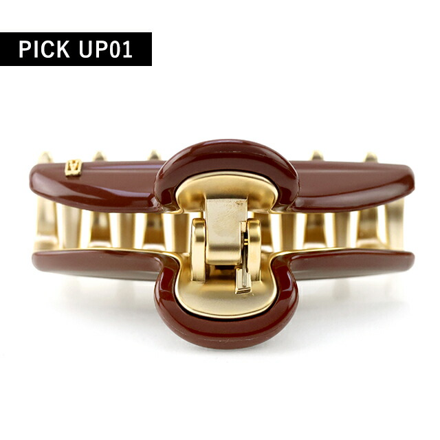 アレクサンドル ドゥ パリ ヘアクリップ レディース ブランド ALEXANDRE DE PARIS ヴァンドームMクリップ ICCM-15571-02-H2 BRUN ヘアアクセサリー