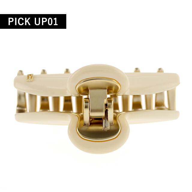 アレクサンドル ドゥ パリ ヘアクリップ レディース ブランド ALEXANDRE DE PARIS ヴァンドームMクリップ ICCM-15571-02-I1 IVOIRE ヘアアクセサリー