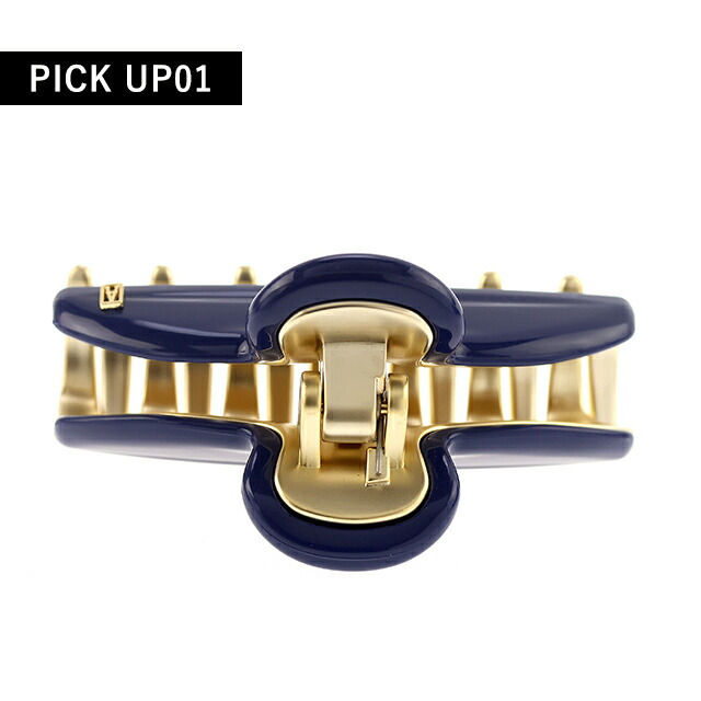 アレクサンドル ドゥ パリ ヘアクリップ レディース ブランド ALEXANDRE DE PARIS ヴァンドームMクリップ ICCM-15571-02-M5 MARINE ヘアアクセサリー