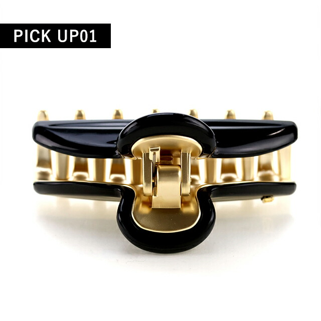 アレクサンドル ドゥ パリ ヘアクリップ レディース ブランド ALEXANDRE DE PARIS ヴァンドームMクリップ ICCM-15571-02-N3 NOIR ヘアアクセサリー