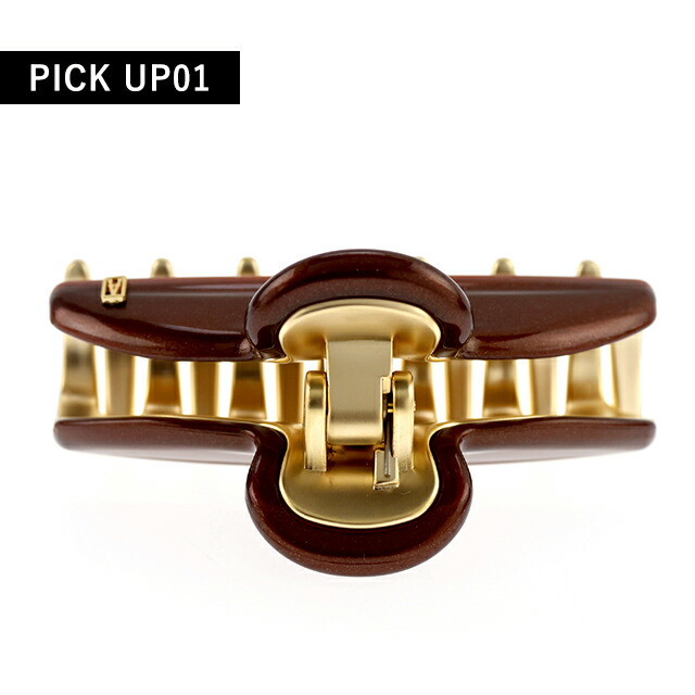 アレクサンドル ドゥ パリ ヘアクリップ レディース ブランド ALEXANDRE DE PARIS ヴァンドームMクリップ ICCM-15571-02-X4 PAIL BROWN ヘアアクセサリー