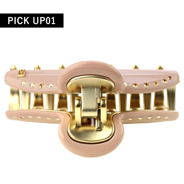 アレクサンドル ドゥ パリ ヘアクリップ レディース ブランド ALEXANDRE DE PARIS VENDOME M クリップ スワロフスキー ICCM-15571-03-S5 BEIGE ヘアアクセサリー