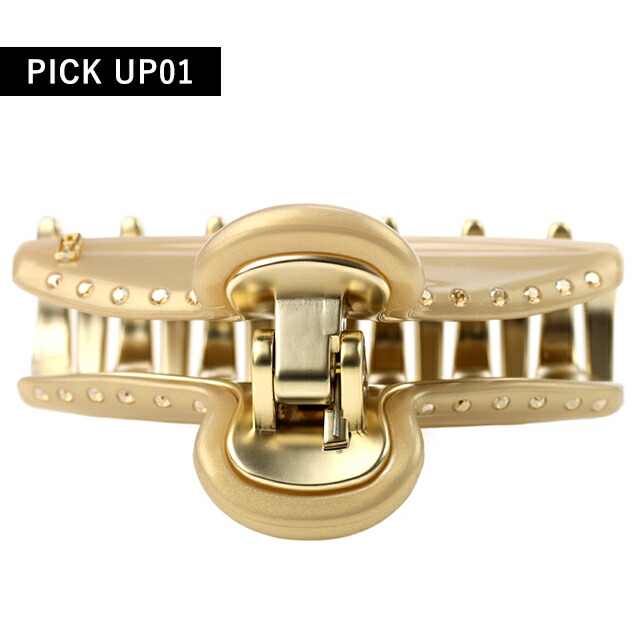 アレクサンドル ドゥ パリ ヘアクリップ レディース ブランド ALEXANDRE DE PARIS VENDOME M クリップ スワロフスキー ICCM-15571-03-X3 PAIL DORE ヘアアクセサリー