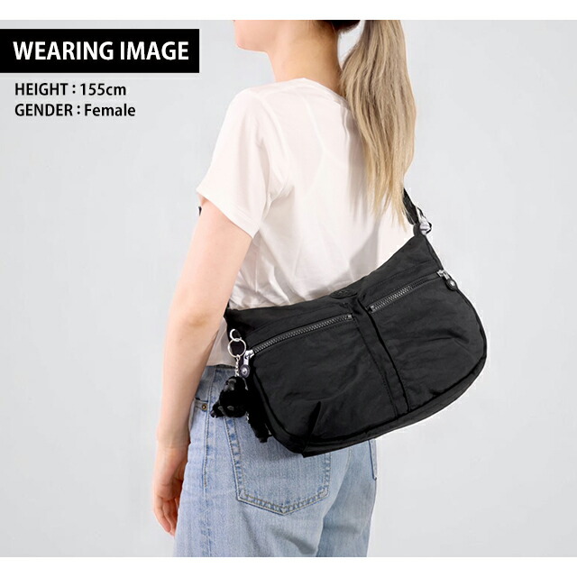 キプリング ショルダーバッグ レディース Kipling K02144P39 ブラックノワール 斜めがけ ブランド 高級 おしゃれ プレゼント 女性 実用的 かわいい