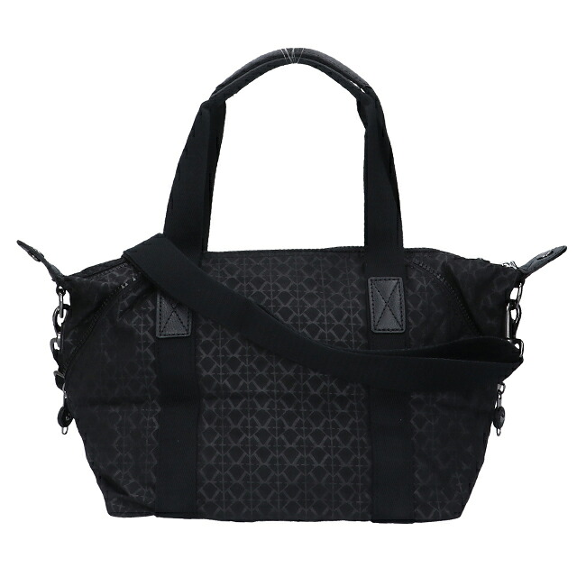 キプリング ボストンバッグ レディース ブランド Kipling アート ミニ ミニボストンバッグ 2WAY K15410-K59 Signature Emb 黒 手提げ 高級 おしゃれ プレゼント 女性 実用的 かわいい