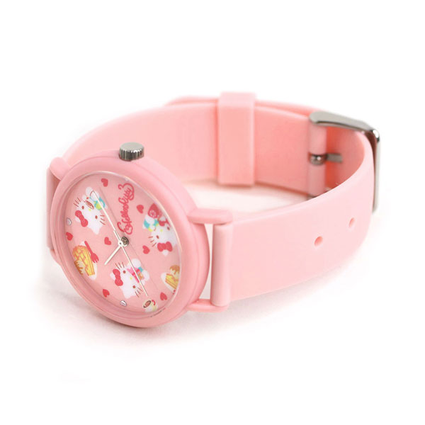 カオル ハローキティ スイーツ 38mm クオーツ KAORU003KP 香 ストロベリーの香り 腕時計 レディース ピンク KAORU ブランド おしゃれ 防水 かわいい プレゼント 女性 実用的