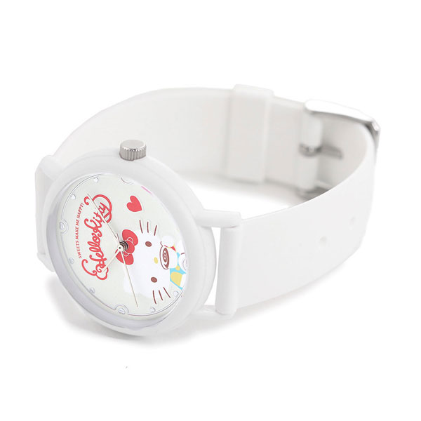 カオル ハローキティ スイーツ 38mm クオーツ KAORU003KW 香 バニラの香り 腕時計 レディース ホワイト KAORU ブランド おしゃれ 防水 かわいい プレゼント 女性 実用的