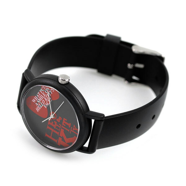 カオル ハローキティ タイポ 38mm クオーツ KAORU004KB 香 コーヒーの香り 腕時計 レディース オールブラック KAORU ブランド おしゃれ 防水 かわいい プレゼント 女性 実用的
