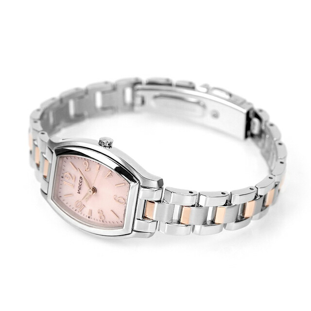 シチズン ウィッカ スタンダード トノー ソーラー KH8-730-93 CITIZEN wicca 腕時計 ピンク 時計 ブランド おしゃれ 防水 軽い 華奢 かわいい プレゼント 女性 実用的