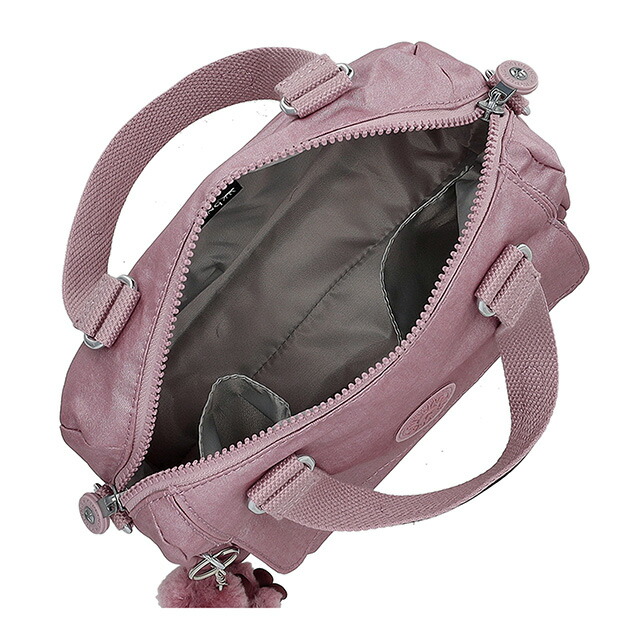キプリング ハンドバッグ レディース ブランド Kipling KI01029GL BERRY GLOW MET ピンク 軽量 小さめ 手提げ 高級 おしゃれ プレゼント 女性 実用的 かわいい