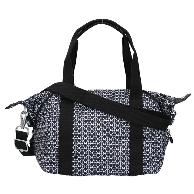 キプリング ボストンバッグ レディース ブランド Kipling アート ミニ ミニボストンバッグ 2WAY KI5656-DD2 Signature Print 黒 手提げ 高級 おしゃれ プレゼント 女性 実用的 かわいい