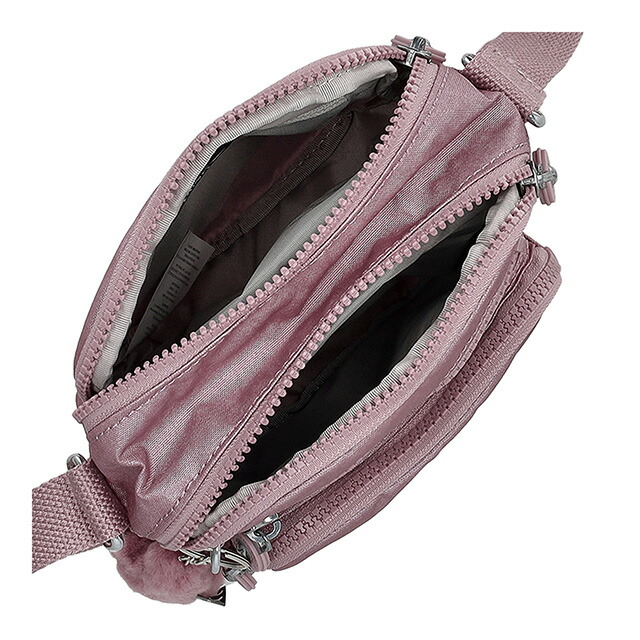 キプリング ショルダーバッグ レディース ブランド Kipling KI91639GL BERRY GLOW MET ピンク 斜めがけ 高級 おしゃれ プレゼント 女性 実用的 かわいい