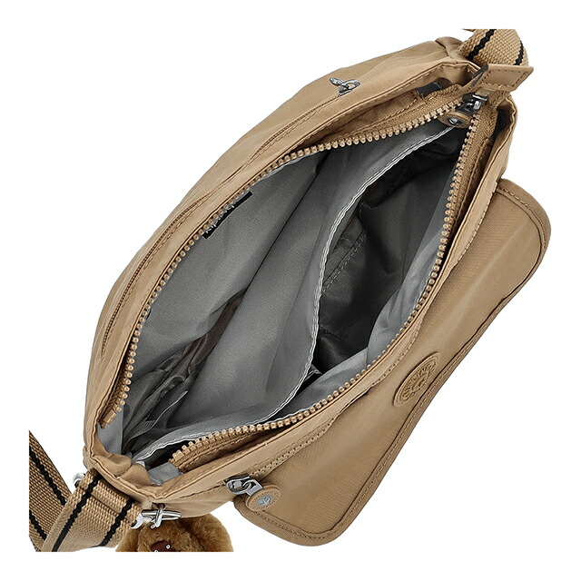 キプリング ショルダーバッグ レディース ブランド Kipling CHINA KI93900NW EARLY TAN P ブラウン 斜めがけ 高級 おしゃれ プレゼント 女性 実用的 かわいい
