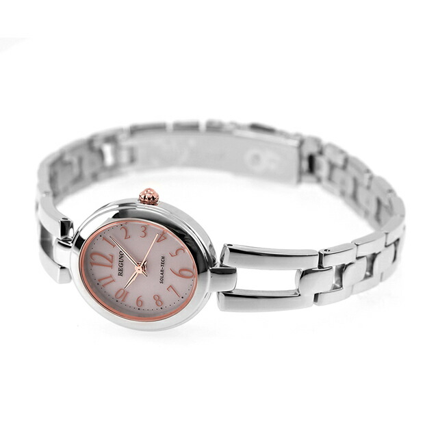 シチズン レグノ ソーラーテック レディース ブレスレット KP1-624-91 CITIZEN REGUNO 腕時計 ピンク 時計 ブランド おしゃれ 防水 軽い 華奢 かわいい プレゼント 女性 実用的